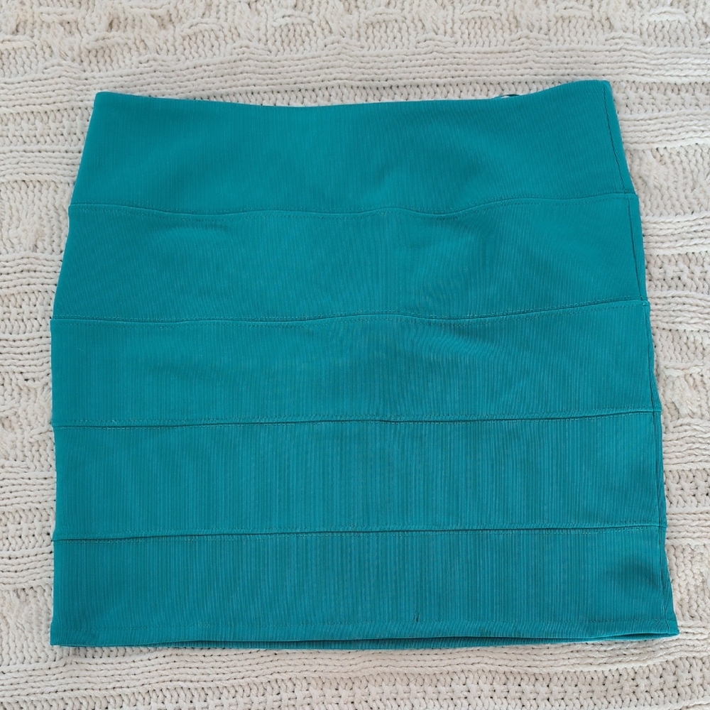 Topshop Bandage Bodycon Mini Skirt